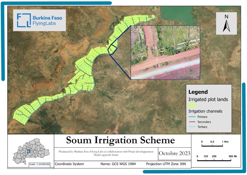 Soum Irrigation Scheme (map)